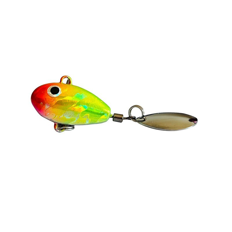 Fishing Lure Swimbait - 1個入りスピニングテールスピナースイムベイト釣り用ルアー、スピナーベイトバイブメタル人工餌、鯉釣りアクセサリー、7g/10g/15g/18g