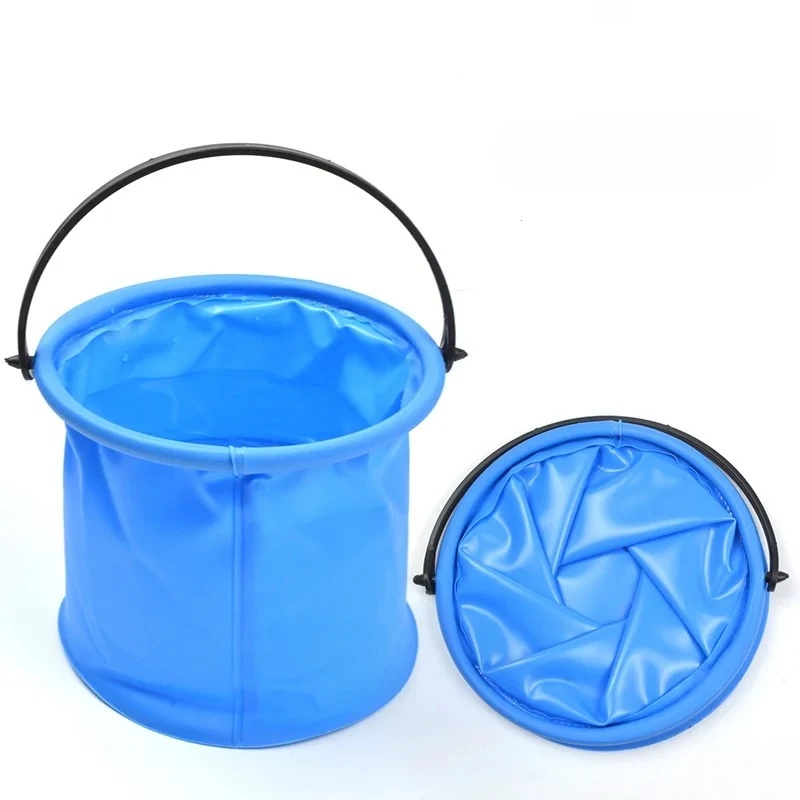 Fishing Lure Box - 折りたたみ釣りバケツ活魚ボックス屋外洗車浴室キッチン釣り餌バケツ折りたたみバケツ釣りキット