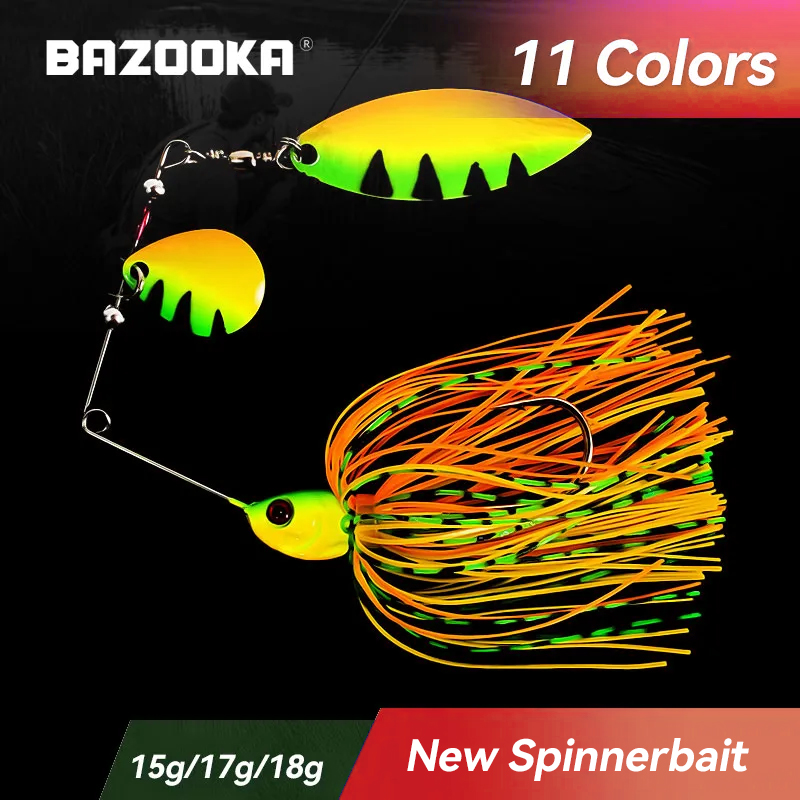 バズーカ 15 グラム 18 グラムスピナーベイト釣りルアー - Fishing Lure Swimbait のレビューと価格