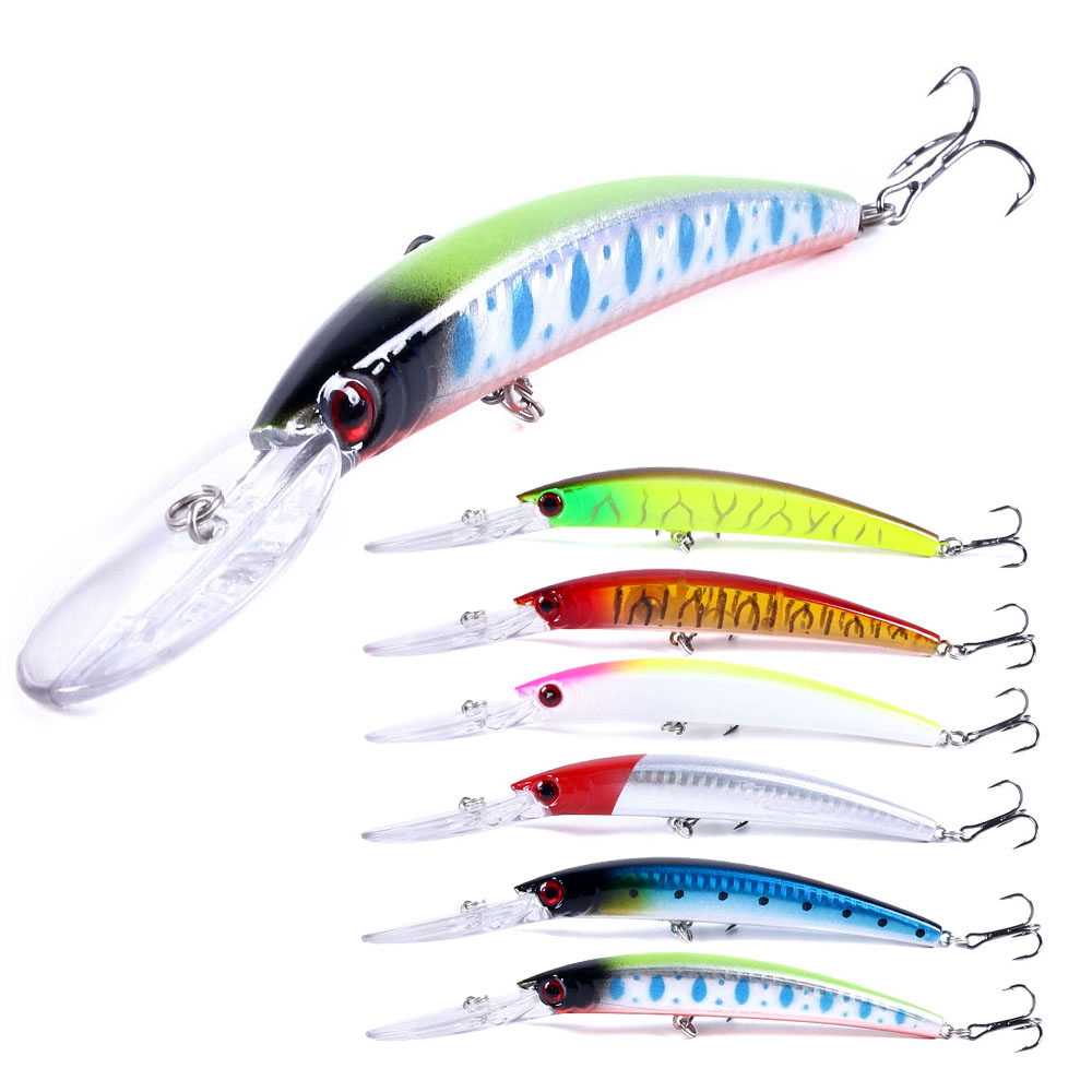 1 個 15 センチメートル 15 グラムディープダイビング - Fishing Lure Jerkbait のレビューと価格