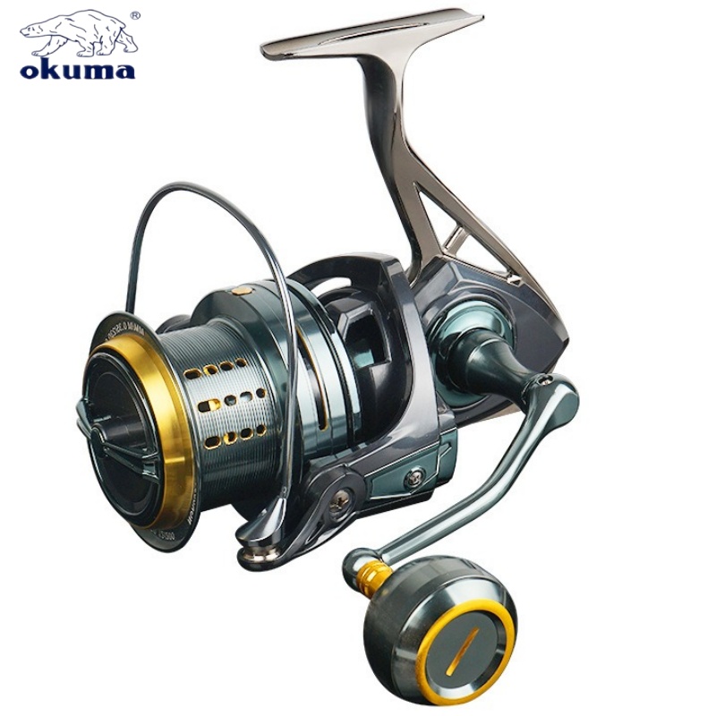 オクマプレミアム大型スピニングリール海釣りリール、40KGブ - Abu Garcia Reel Max のレビューと価格