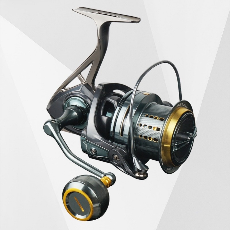 オクマプレミアム大型スピニングリール海釣りリール、40KGブ - Abu Garcia Reel Max のレビューと価格