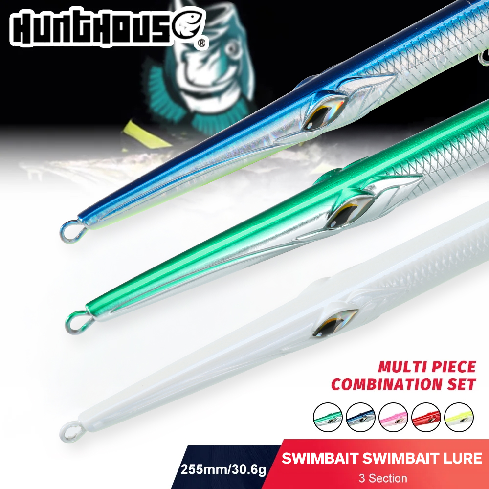 Hunthouse 3 個スイムベイト 255 ペンシル釣り - Fishing Lure Swimbait のレビューと価格