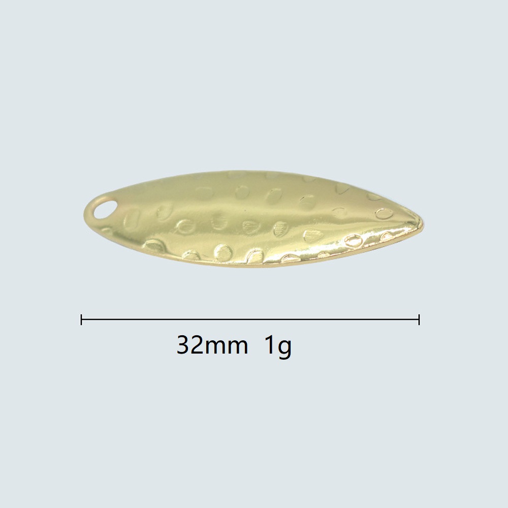 10個/ロット ウィローリーフスパンコール ピットサーフェス - Fishing Lure Spinner のレビューと価格