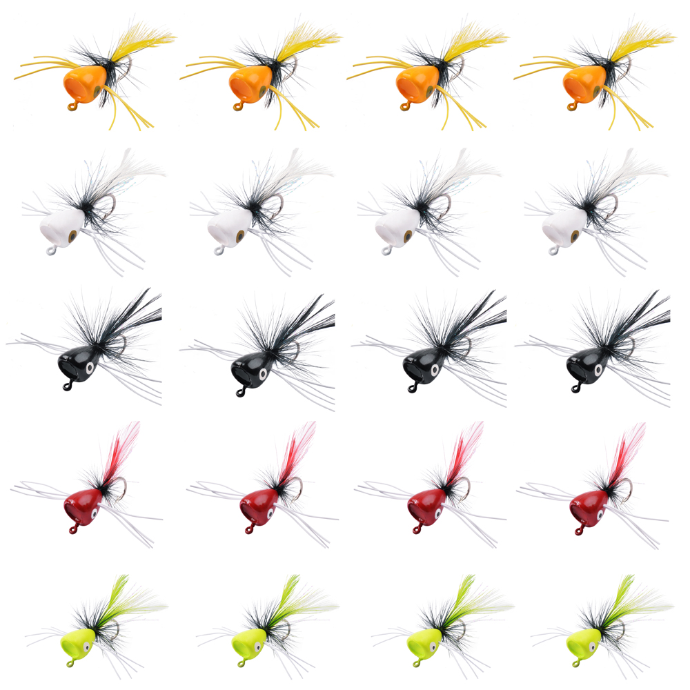 人工フォームフライフィッシングルアー、トップウォーターフロー - Fishing Lure Popper のレビューと価格