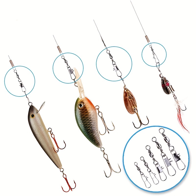 50/200個入りバレルスナップスイベル釣りアクセサリー、ボ - Fishing Lure Making Kit のレビューと価格